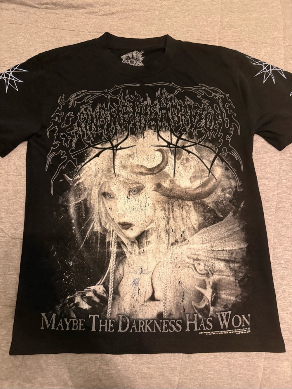 Bring Me The Horizon Black Metal Band Shirt - Maybe The Darkness Has Won BMTH